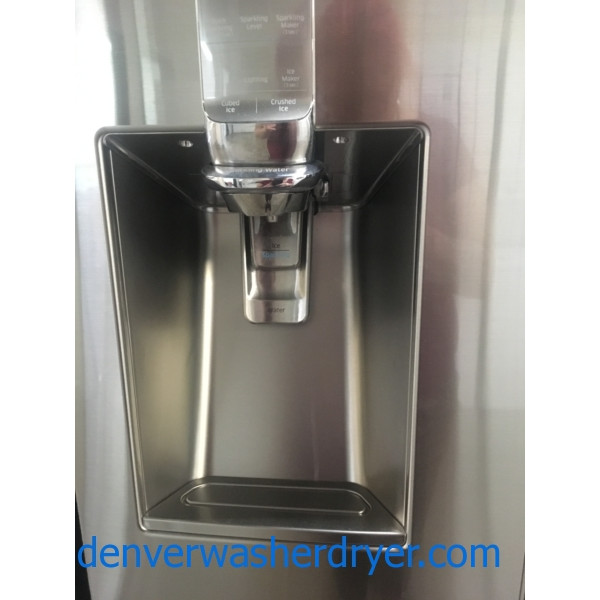 36″ Stainless Samsung Chef Collection 4-Door Flex (34 Cu. Ft.) Refrigerator, 1-Year Warranty