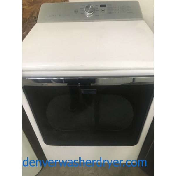 27" HE Energy Star Maytag Electric (5.3 Cu. Ft.) Dryer, 1Year Warranty