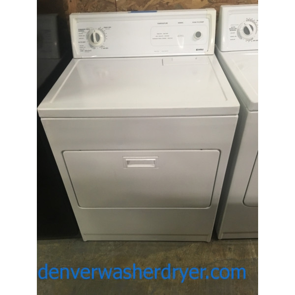 29″ Kenmore Super Capacity Electric Dryer, 1-Year Warranty