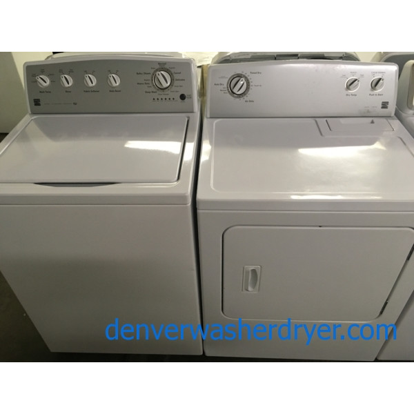 27" Quality Refurbished HE Kenmore TopLoad Washer w/AutoLoad Sensing