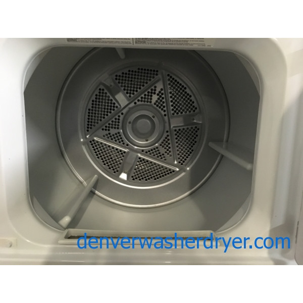 27" GE FullSized Stackable (Unitized) 27" Laundry Center, 220V, Clean