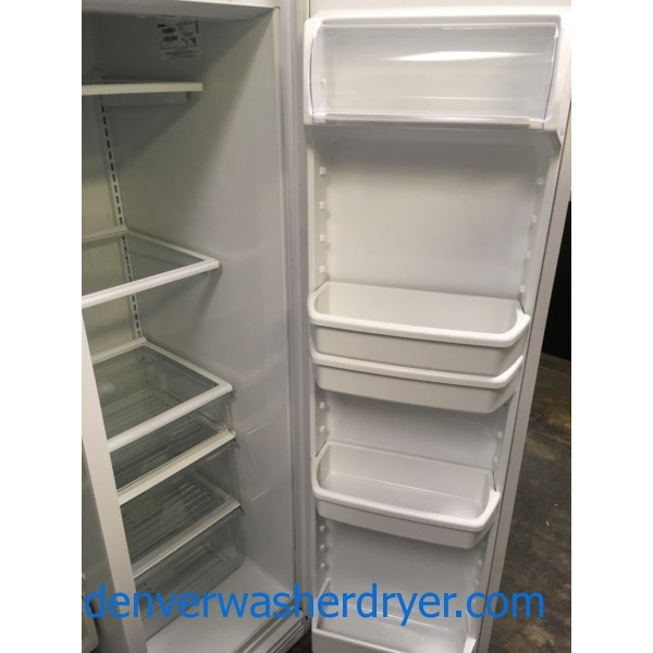36″ Kenmore Side-by-Side (25 Cu. Ft.) Refrigerator, 1-Year Warranty