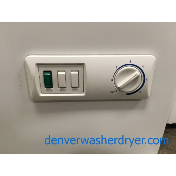 29″ GE Free-Standing Manual-Defrost Chest Freezer (5.0 Cu. Ft.), 1-Year Warranty