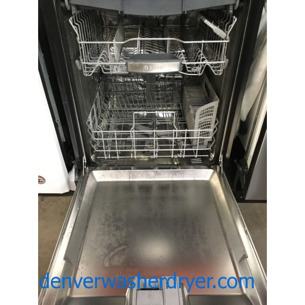BrandNew Bosch 500 Series Stainless Steel Dishwasher, 24", Pocket
