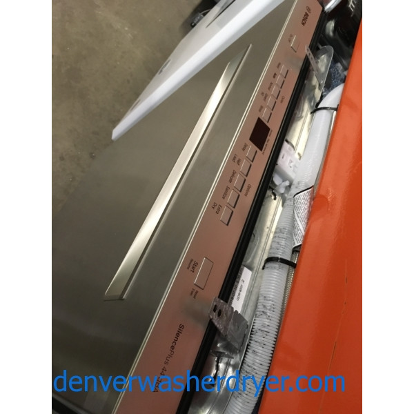 Brand-New Bosch 500 Series Stainless Steel Dishwasher, 24″, Pocket Handle, Top Control, Energy Star, 1-Year Warranty