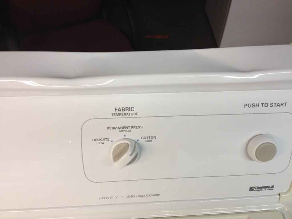 Large Images for Kenmore Dryer, Works Great, Dented 249