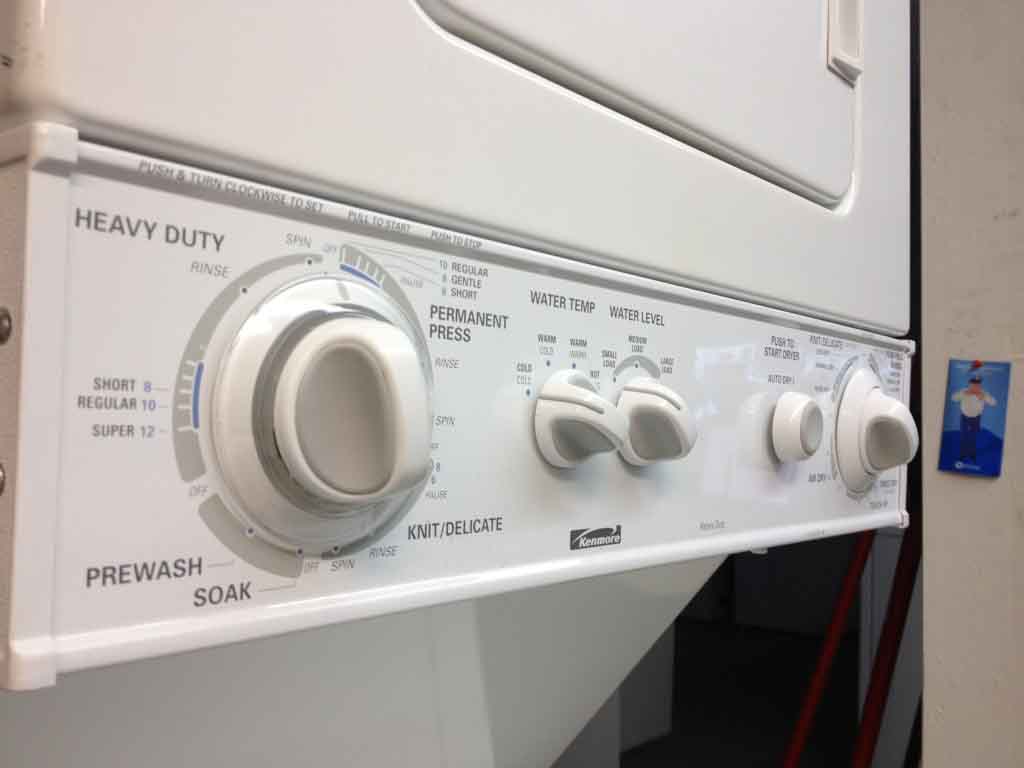 Large Images for 24″ Apartment Sized Kenmore Washer/Dryer Stacker 301