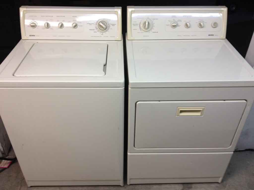 Matching Almond Beauties Kenmore Washer and Dryer