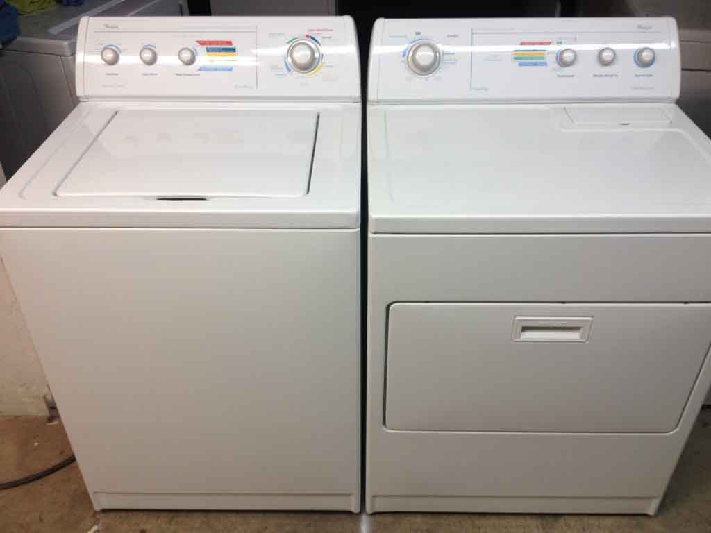 Gleaming Whirlpool Ultimate Care 2 Washer and Dryer