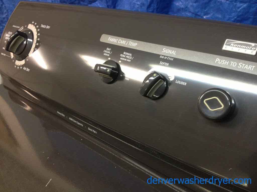 Kenmore Elite Dryer, Newer, All Black