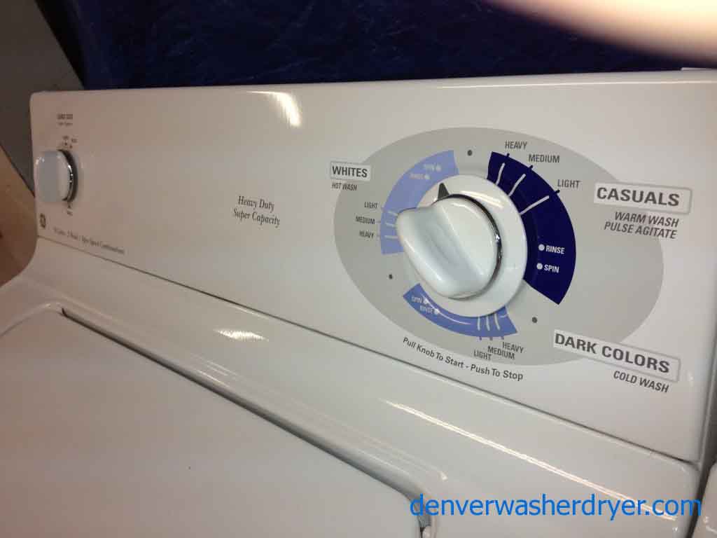 Simple & Elegant GE Washer/Dryer, Matching Set!