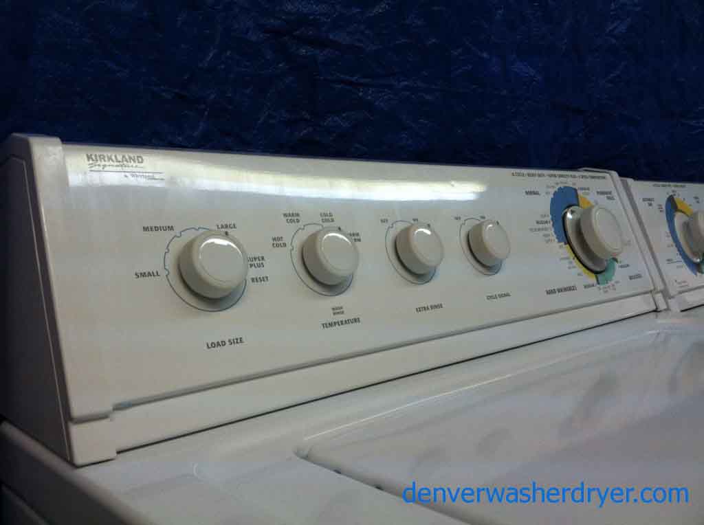 Killer Kirkland (by Whirlpool) Washer/Dryer, Matching Set