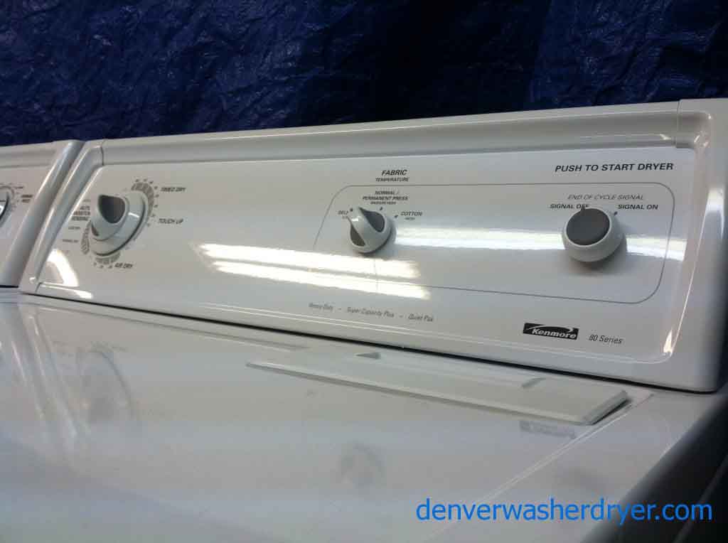 Breathtaking Kenmore 80 Series Washer/Dryer