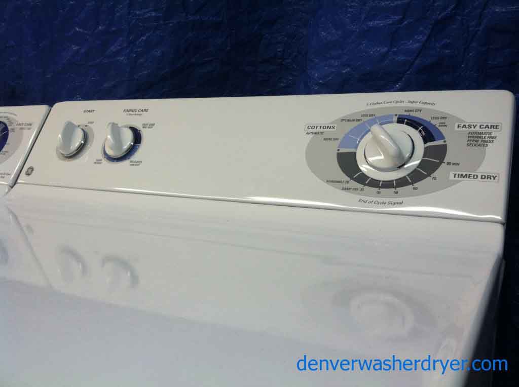 Super-Sweet GE Washer/Dryer Set