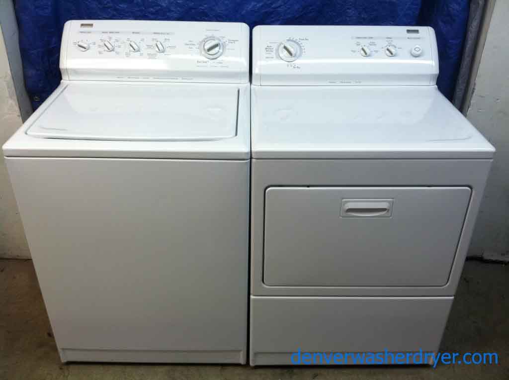Gleaming Kenmore Elite Washer/Dryer Set