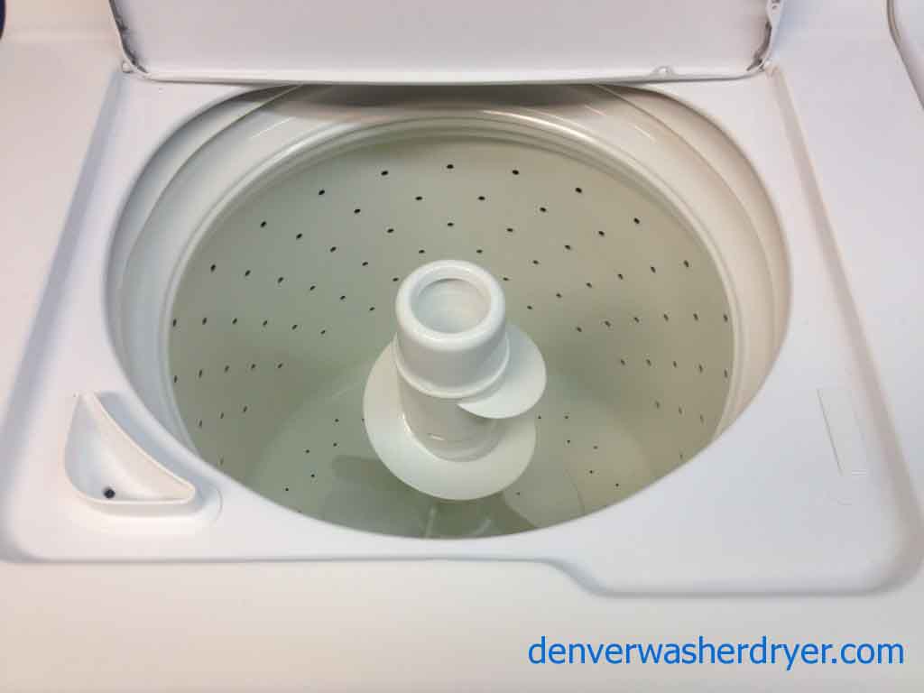 GE Top-Load W/D, Fully Loaded