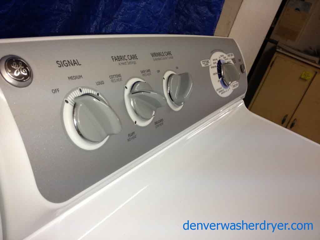 Large Images for Energy Star Rated GE Washer/Dryer, Stainless Steel Set