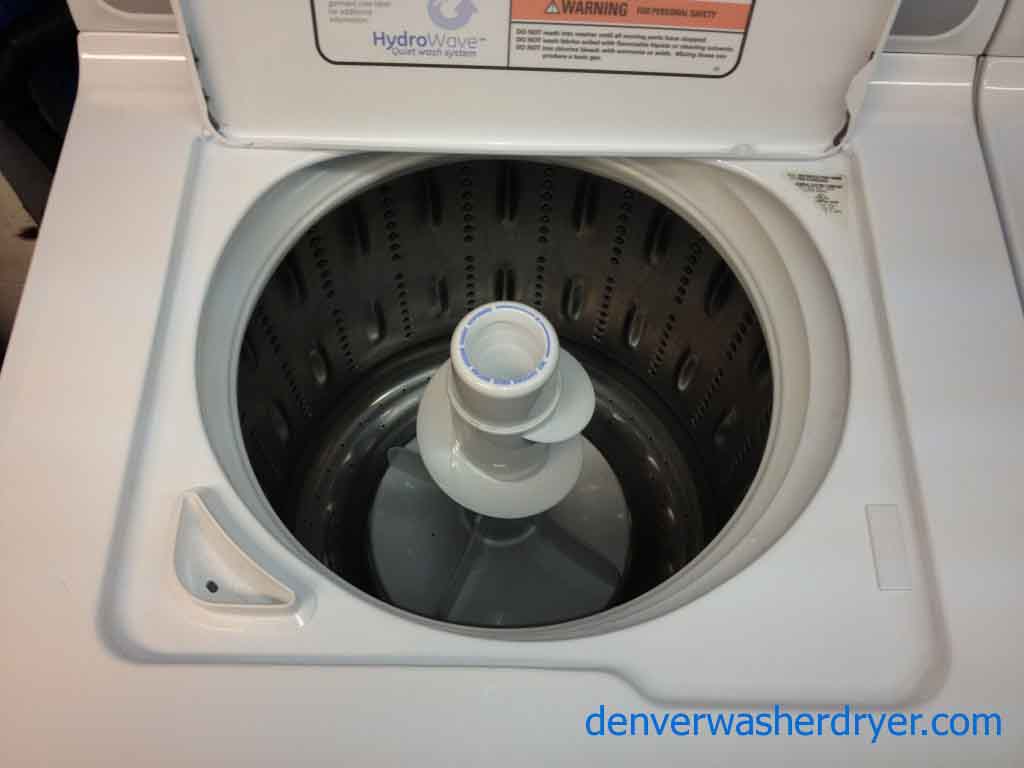 Large Images for Energy Star Rated GE Washer/Dryer, Stainless Steel Set