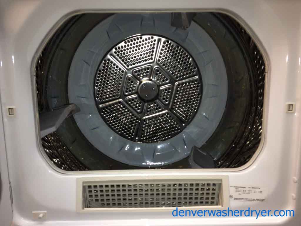 Energy Star Rated GE Washer/Dryer, Stainless Steel Set