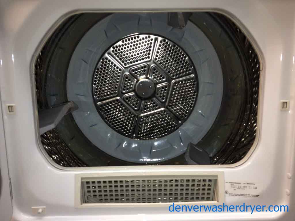 Large Images for Energy Star Rated GE Washer/Dryer, Stainless Steel Set