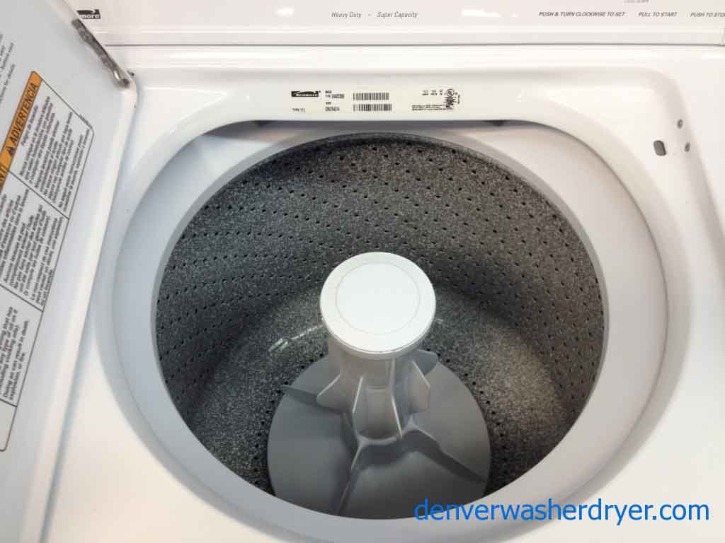 Kenmore Washer/Dryer, solid and simple
