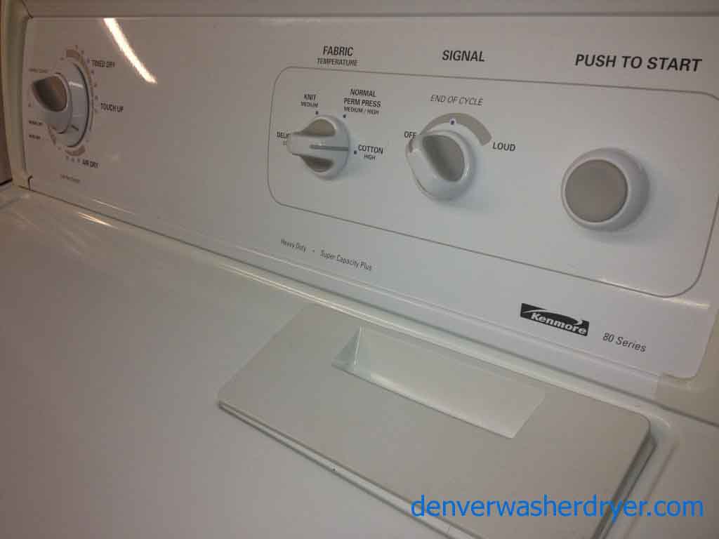 Wonderful Kenmore 80 Series Washer/Dryer Set
