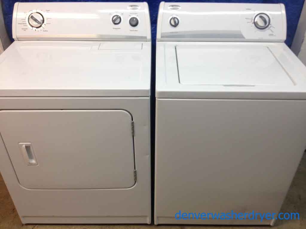 Whirlpool Washer/Dryer, simple and solid.