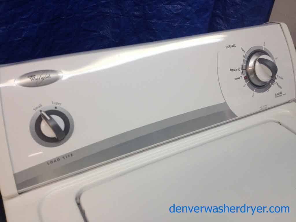 Whirlpool Washer/Dryer, simple and solid.