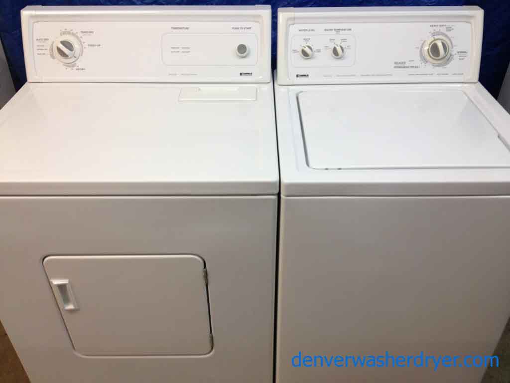 Kenmore Washer/Dryer, Simple and Solid