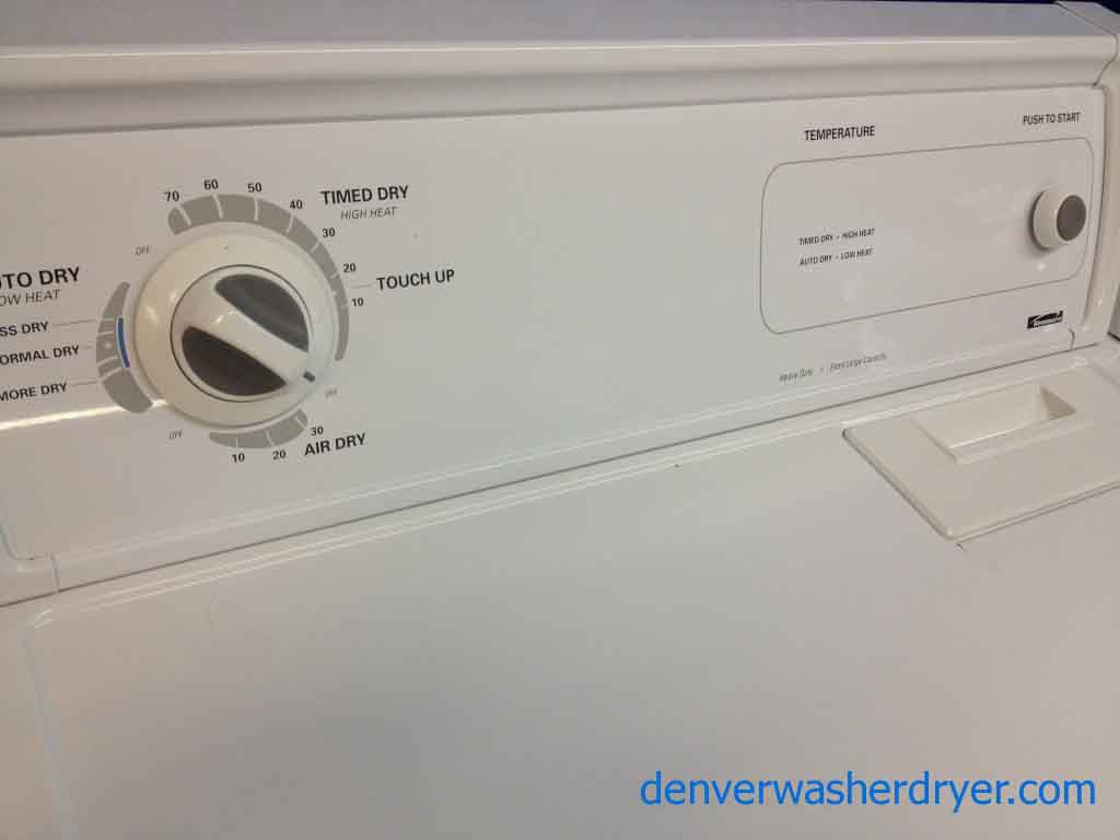 Kenmore Washer/Dryer, Simple and Solid