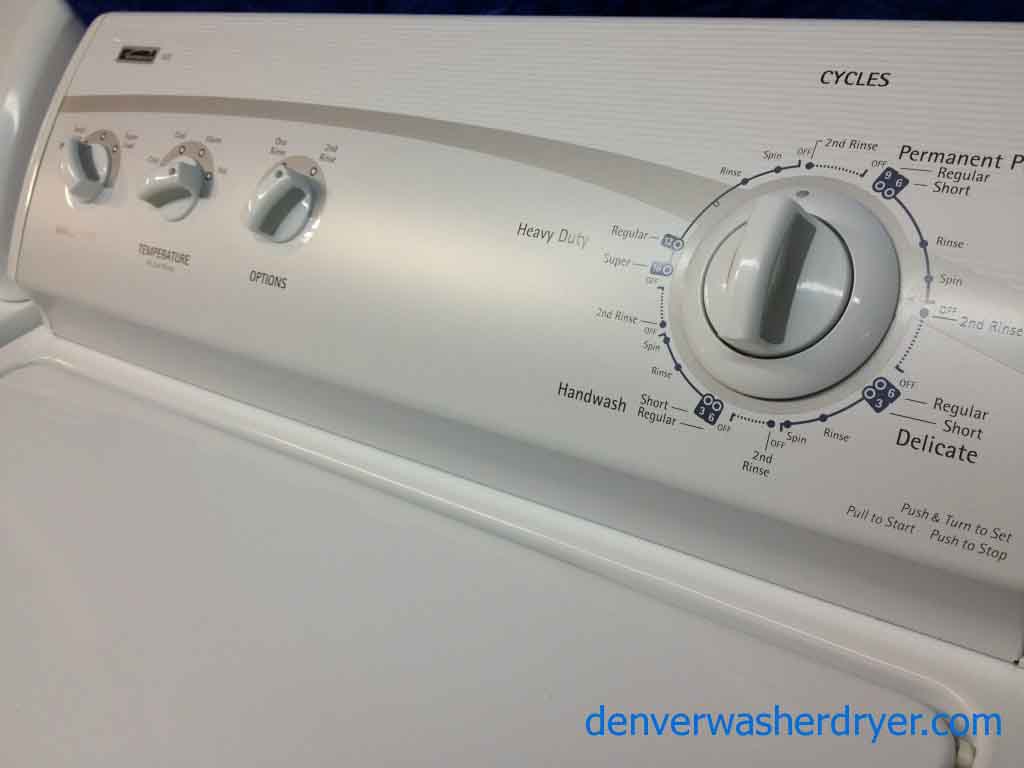 Dazzling Kenmore Washer/Dryer Set