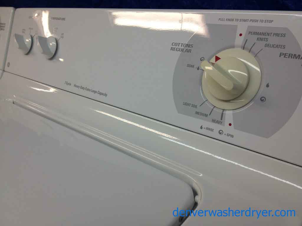 Reliable GE Matching Washer/Dryer Set