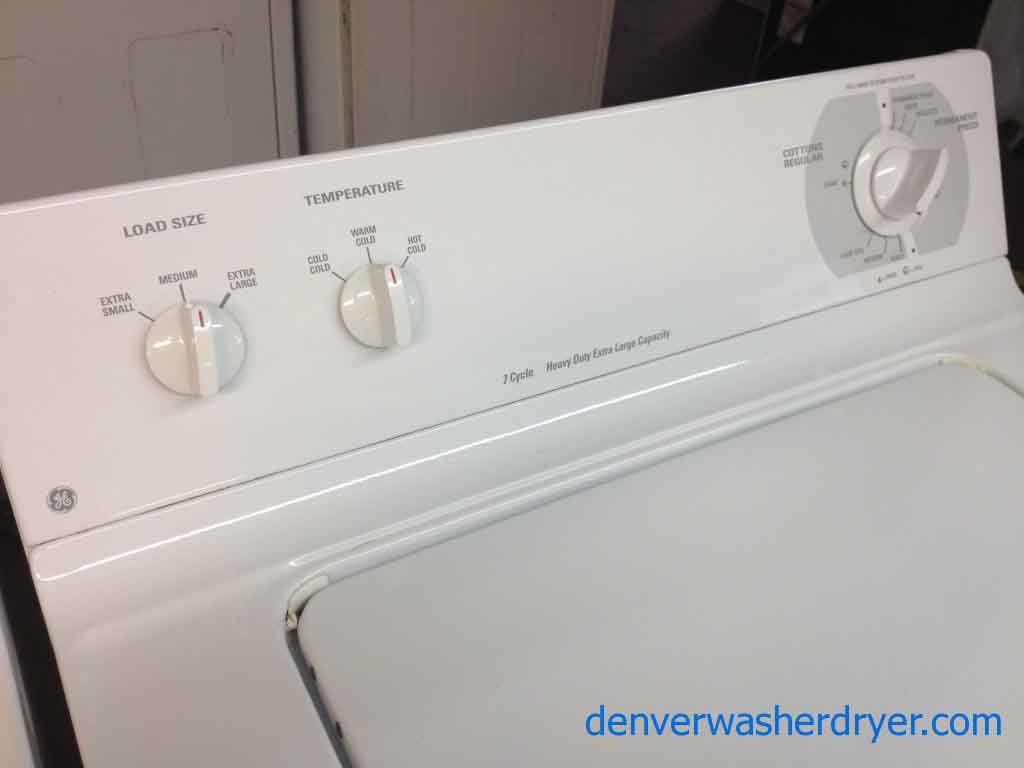 GE Washer/Dryer, solid
