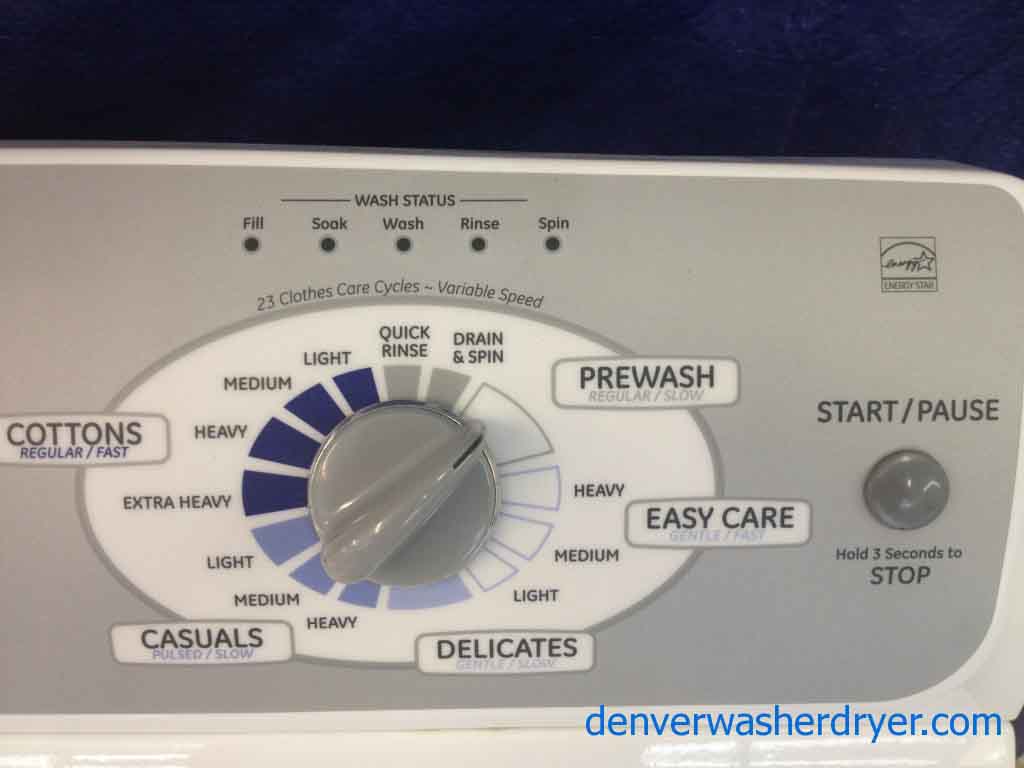GE Washer/Dryer, energy star