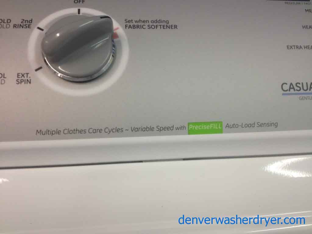 GE Washer/Dryer, Newer, HE