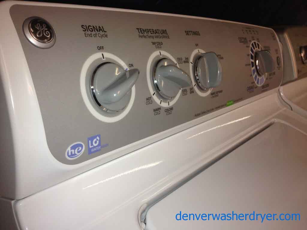 Newer High Efficiency GE Washer/Dryer, Digital Dryer