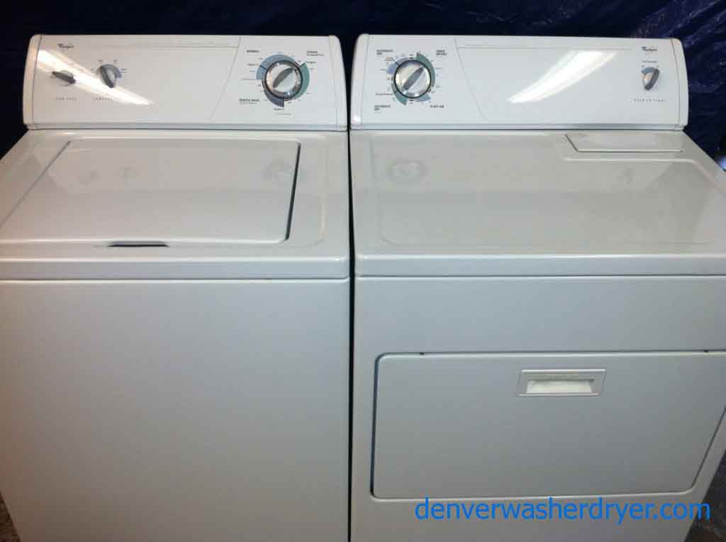 Whirlpool Washer/Dryer, recent models