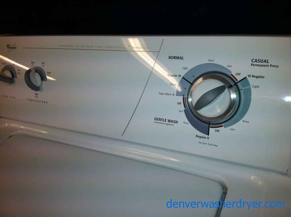 Large Images for Whirlpool Washer/Dryer, recent models - #853