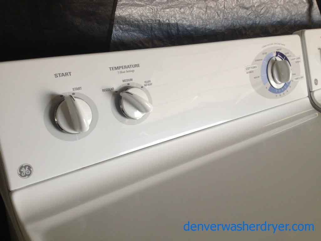 GE Washer/Dryer, simple and elegant