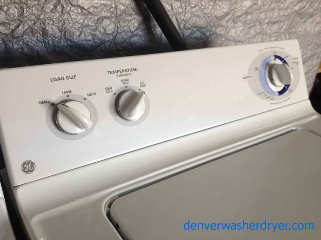 GE Washer/Dryer, simple and elegant