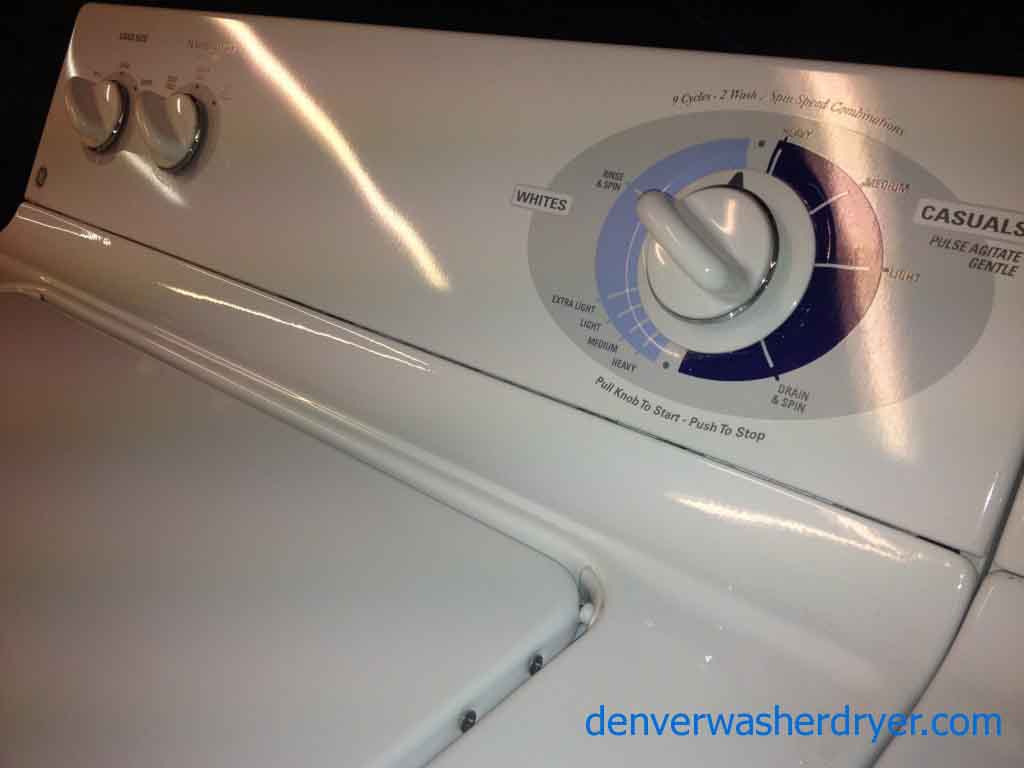 Reliable GE Washer and Dryer Set