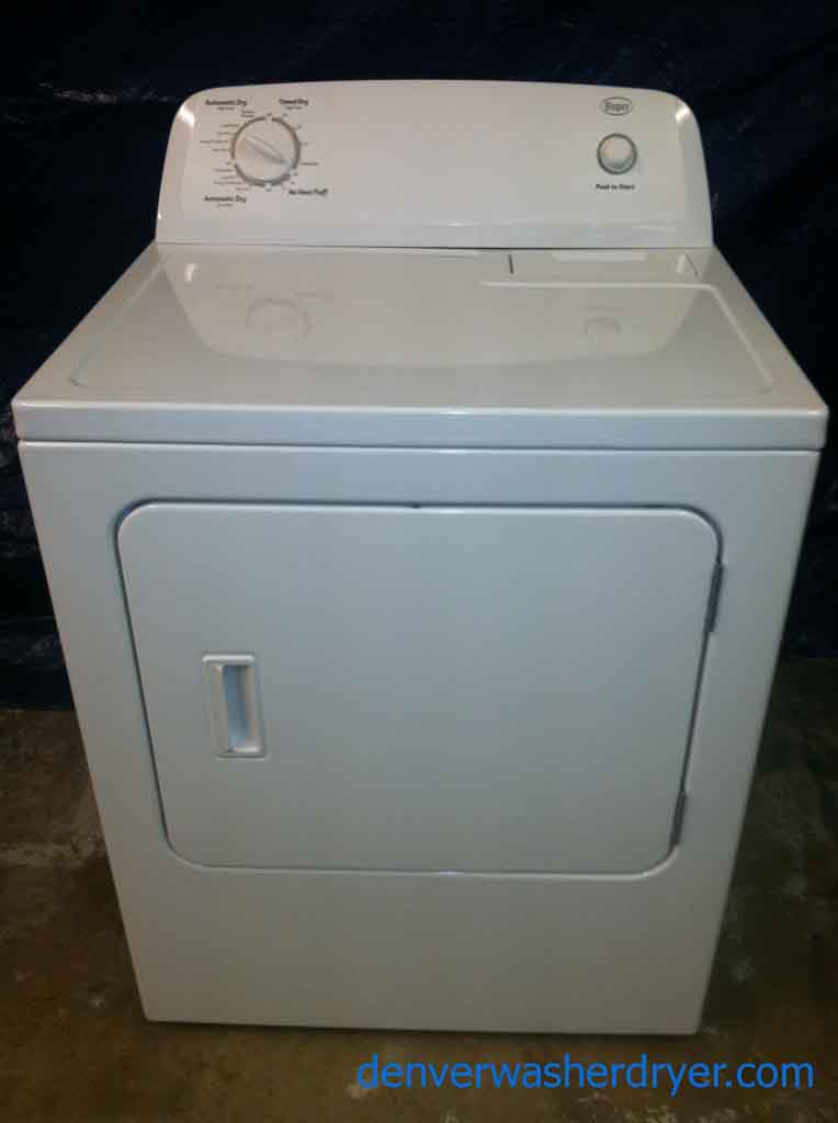 New Roper Dryer