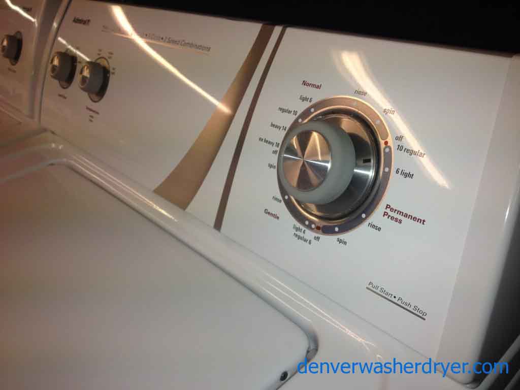 Admiral Washer/Dryer, newer, amazing condition!