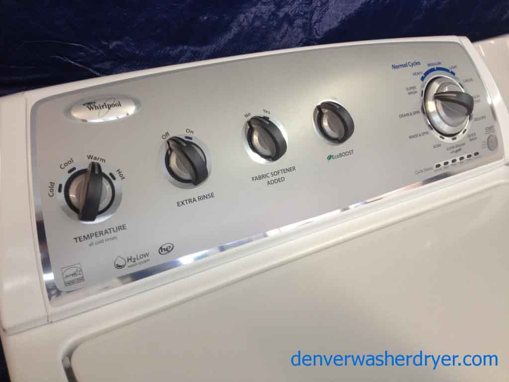 Whirlpool Washer/Dryer, like new, high efficiency, 2 years old