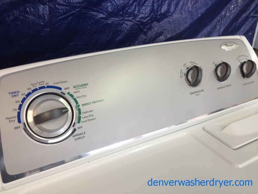 Whirlpool Washer/Dryer, like new, high efficiency, 2 years old