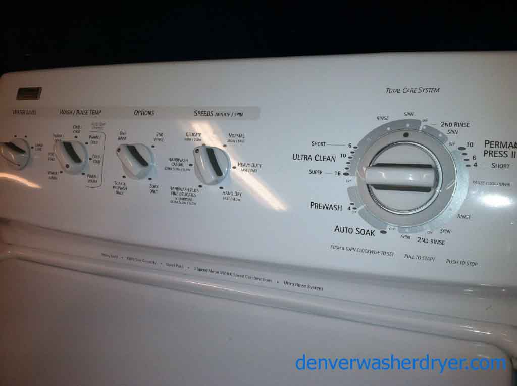 Washing Machine, Kenmore Elite