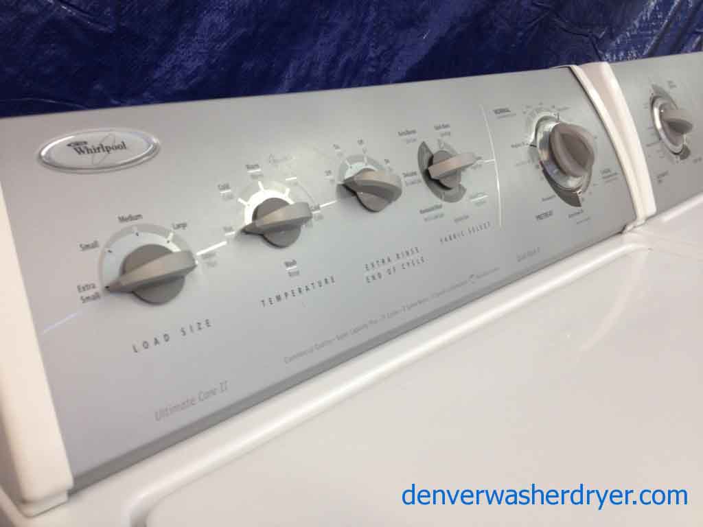 Whirlpool Washer/Dryer, Amazing Ultimate Care II