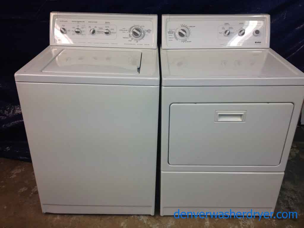 Limited Edition Kenmore Washer/Dryer Matching Set, Loaded