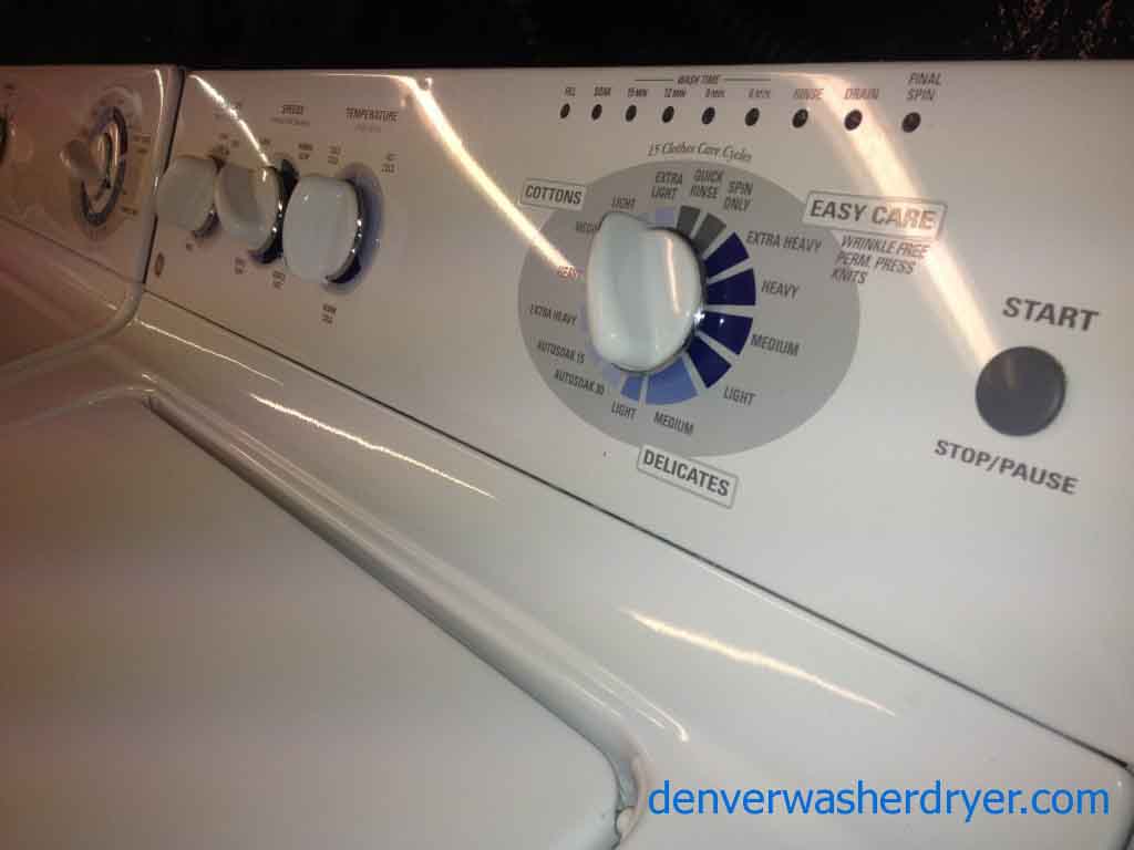 Advanced GE Washer/Dryer, Great Units