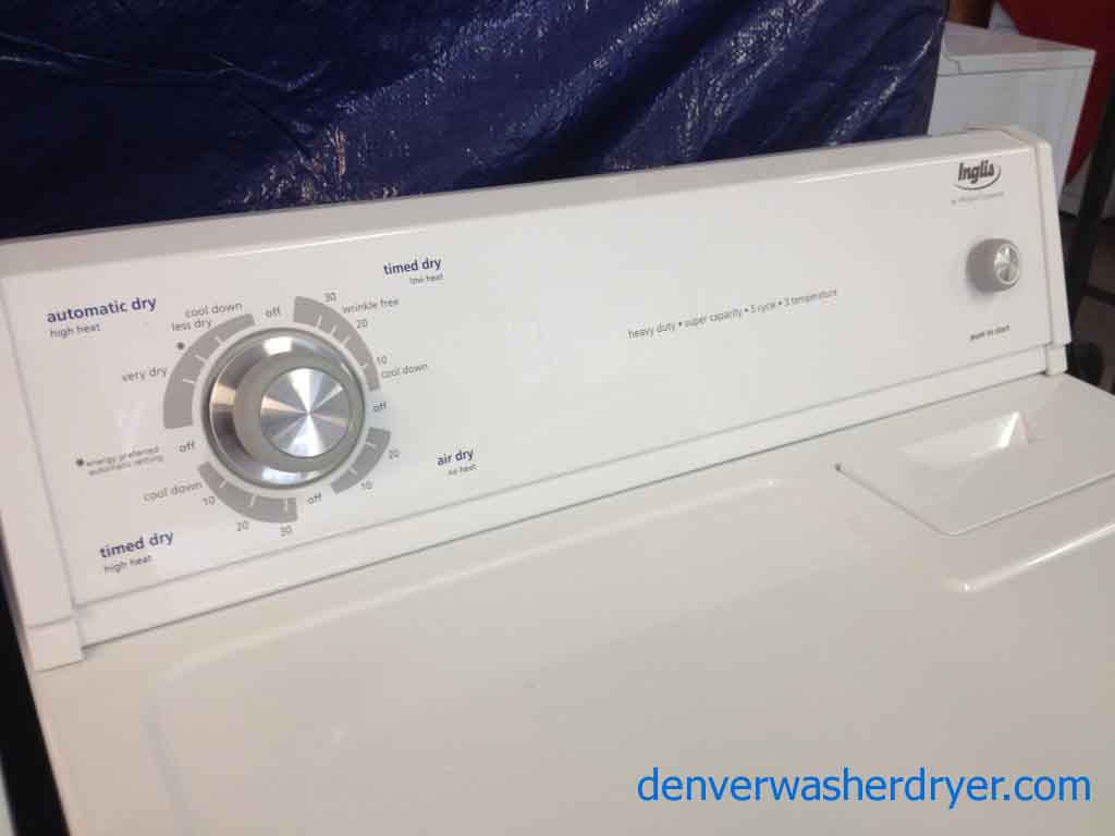 Inglis Whirlpool Washer/Dryer, newer units